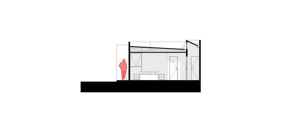 Casa DB 4 A.07.5 Seccion Transversal