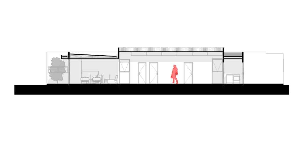 Casa DB 5 A.07.6 Seccion Longitudinal