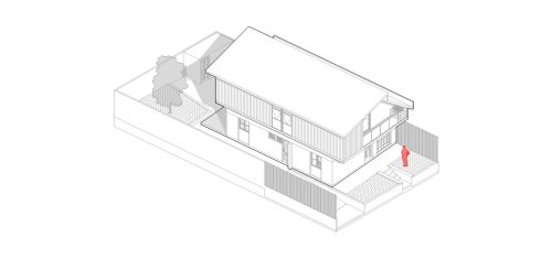 Casa RG 6 A.07.9 Axonometria frontal